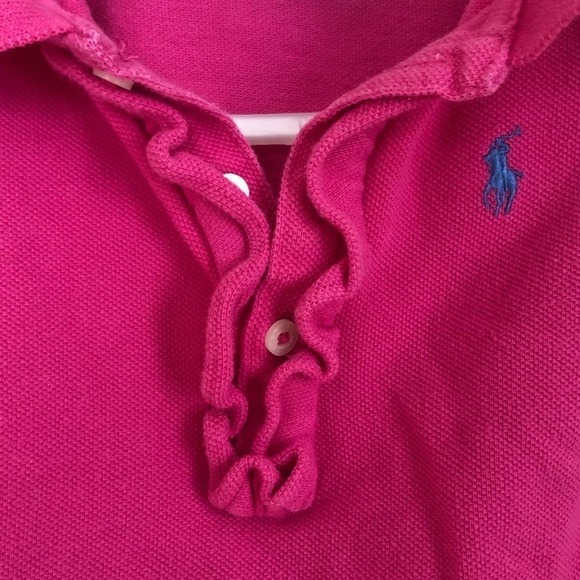 Ralph Lauren Pink Ruffle One-piece Size 6M - Picture 3 of 6